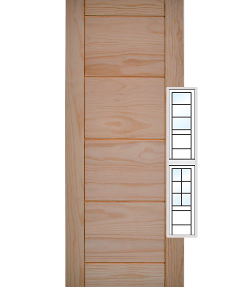 Puerta rústica Modelo R-21