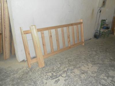 Barandilla de madera